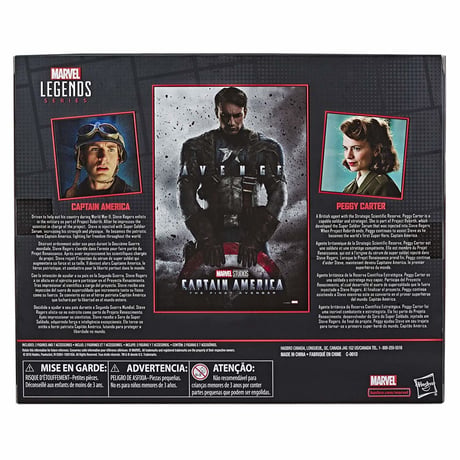 【USA直輸入】MARVEL　マーベル レジェンド シリーズ　ザ・ファースト・アベンジャーズ　キャプテンアメリカ ＆ ペギーカーター　6インチ アクション　フィギュア　Legends