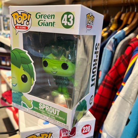 【USA直輸入】POP!　グリーン　ジャイアント　スプラウト　43　FUNKO　ファンコ　フィギュア　ソフビ　ビニールフィギュア　企業キャラ　ノベルティ  　ゼネラルミルズ