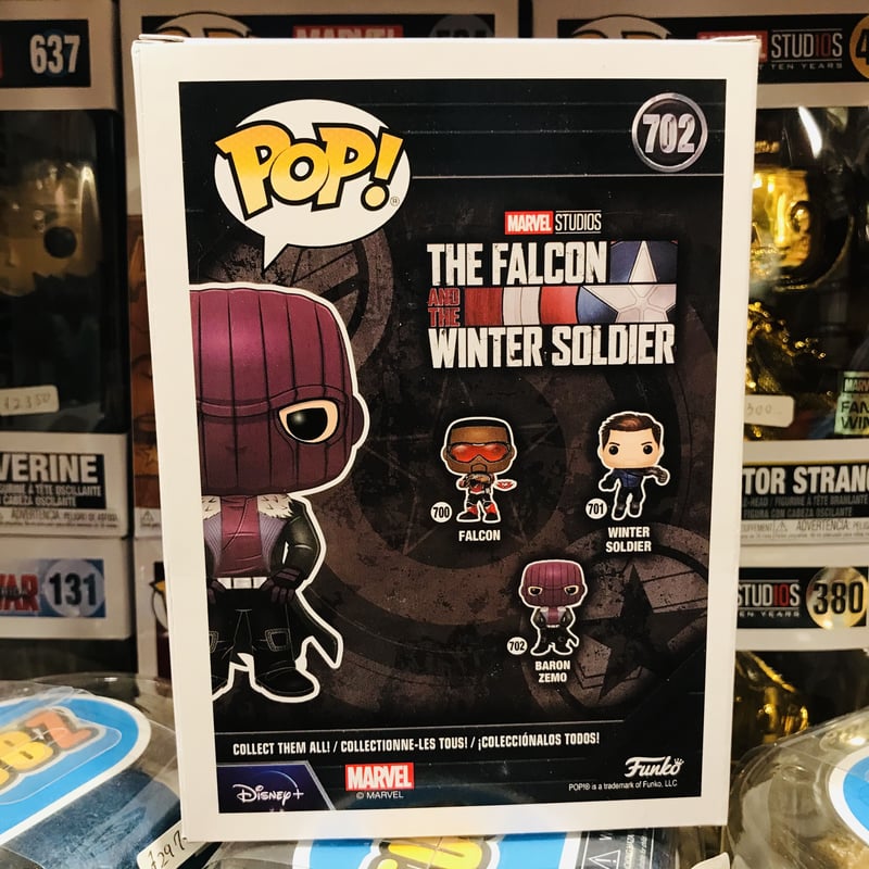 USA直輸入】POP! MARVEL バロン・ジモ ファルコン&ウィンター USA直輸入】POP! MARVEL バロン・ジモ ファルコン&ウィンター