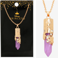 【USA直輸入】Disney　塔の上のラプンツェル　 フェイク　クリスタル　ネックレス　ディズニー　アクセサリー　ペンダント ラプンツェル をイメージした　プリンセス