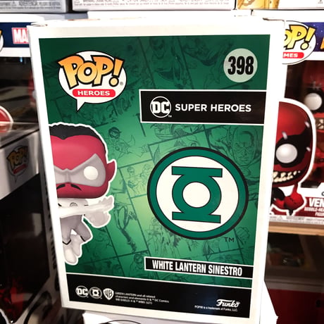【USA直輸入】POP!　DC 　ホワイト　ランタン　シネストロ　398 FUNKO　ファンコ　フィギュア　　2021　サマーコンベンション　限定  グリーンランタン DCコミックス