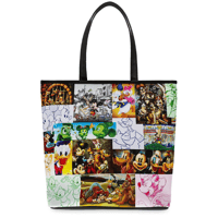【USA直輸入】DISNEY　ミッキーマウス ＆ フレンド　スクリーンアート　フェイクレザー 　トートバッグ　ディズニー　ラウンジフライ　 Loungefly　ミッキー  ミニー　ドナルド
