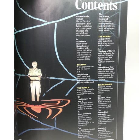 【USA直輸入】MARVEL　Stan Lee: A Life of Marvel　スタンリー　雑誌　本　週刊誌　Entertainment Weekly　アベンジャーズ　スタン　リー