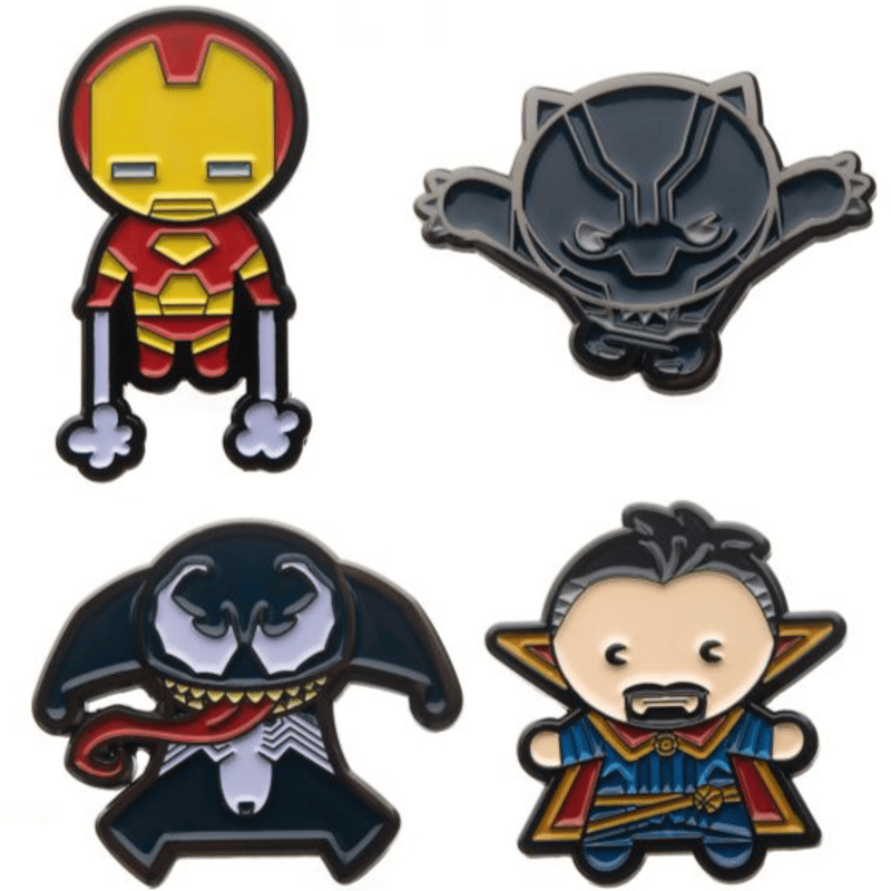 USA直輸入】MARVEL マーベル カワイイ Kawaii エナメル ラペル ピン 4