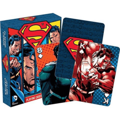 【USA直輸入】ＤＣ　スーパーマン　Superman　トランプ　52種類　コミック　マン・オブ・スティールのスーパーマン柄　カード　DCコミックス　クリプトン人