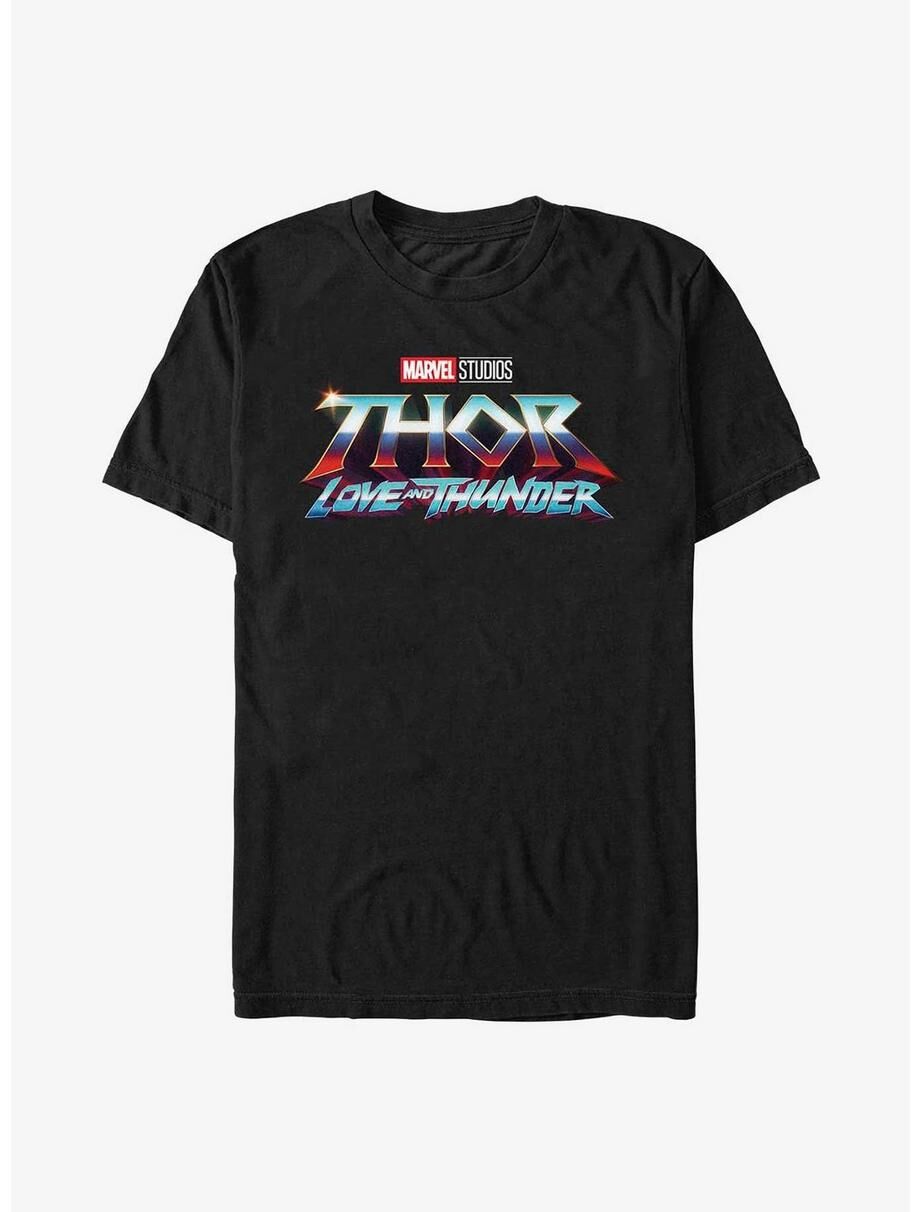 【USA直輸入】MARVEL　ソー　ラブ　アンド　サンダー ロゴ　Tシャツ　マーベル　 映画　クリヘム　ナタリーポートマン　thor