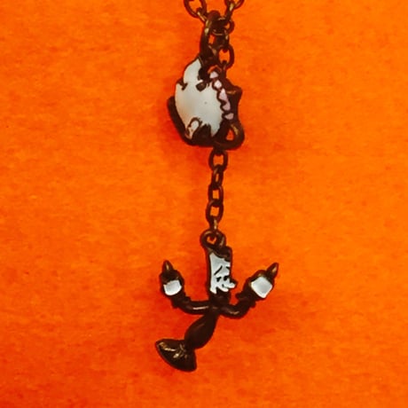【USA直輸入】DISNEY　美女と野獣 　ルミエール　ポット夫人　ネックレス 　アクセサリー　プリンセス　ディズニー