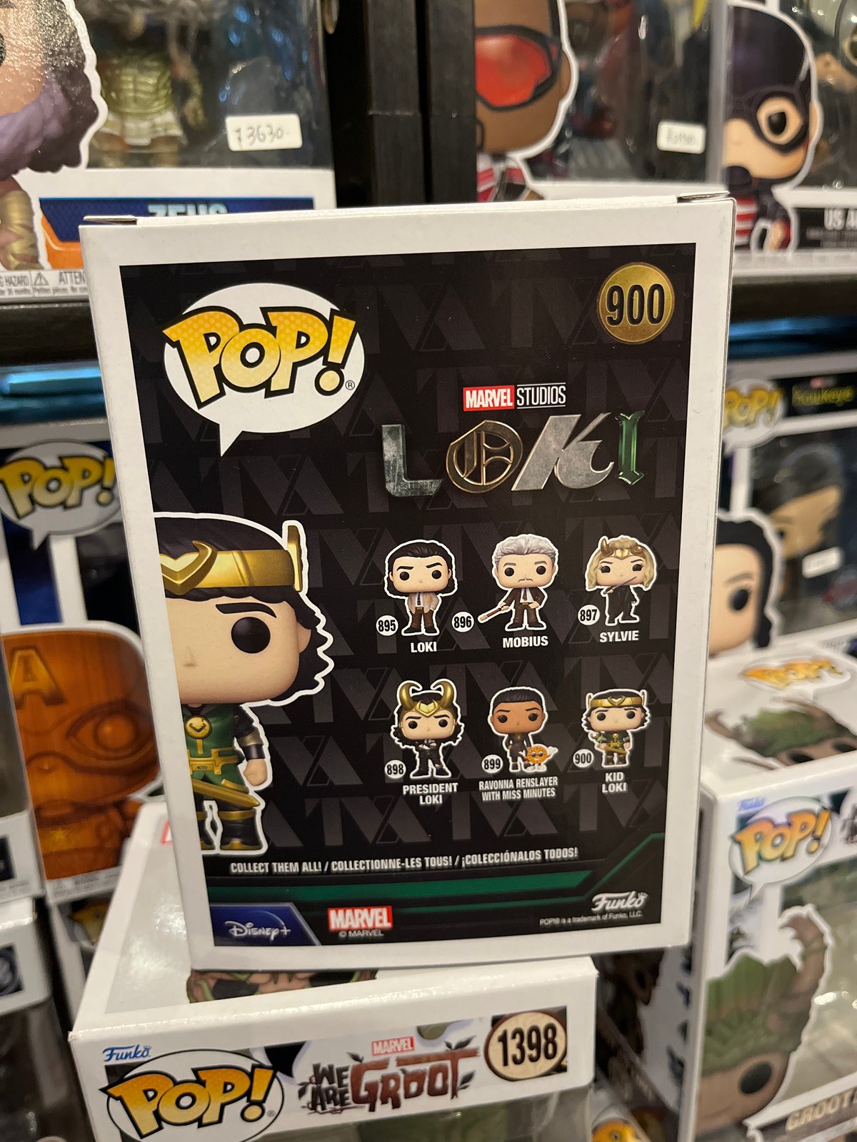 USA直輸入】POP! MARVEL LOKI キッド ロキ 限定 メタリック 900
