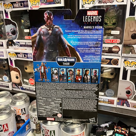 【USA直輸入】MARVEL　マーベル レジェンド シリーズ 　ヴィジョン　アクションフィギュア　6インチ Legends  Series　アベンジャーズ　ワンダ　スカーレットウィッチ　ジャーヴィス