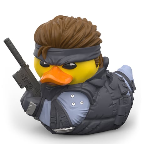 【USA直輸入】メタルギアソリッド　ソリッド・スネーク　 コレクタブル　ダック　TUBBZ　フィギュア　あひる　GAME　ラバーダック 　 ゲーム　アヒル　メタルギア　Solid Snake