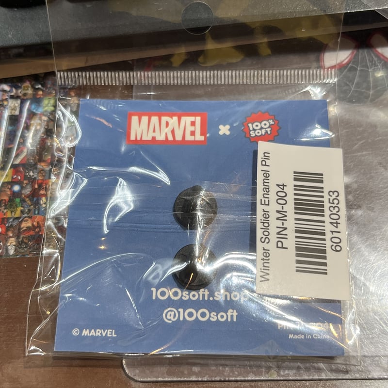 MARVEL WINTER SOLDIER ウィンターソルジャー ピンバッジ USA直輸入】MARVEL ファルコン ウィンターソルジャー バッキー