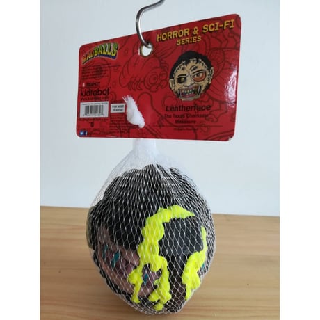 【USA直輸入】Madballs　マッドボールズ　ホラーボールズ　レザーフェイス　4インチ　フォーム 　フィギュア　マッドボール　モンスター　ゾンビ