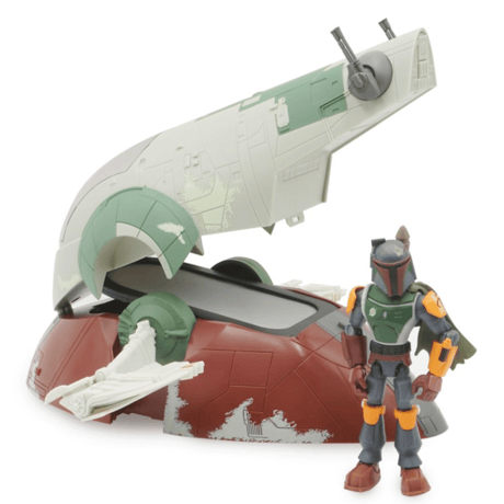 【USA直輸入】STARWARS　スターウォーズ　TOYBOX　トイボックス　スレーヴワン ＆ ボバフェット　ライトとサウンド付き　アクションフィギュア プレイセット　スレーブ・ワン　ボバ・フェット