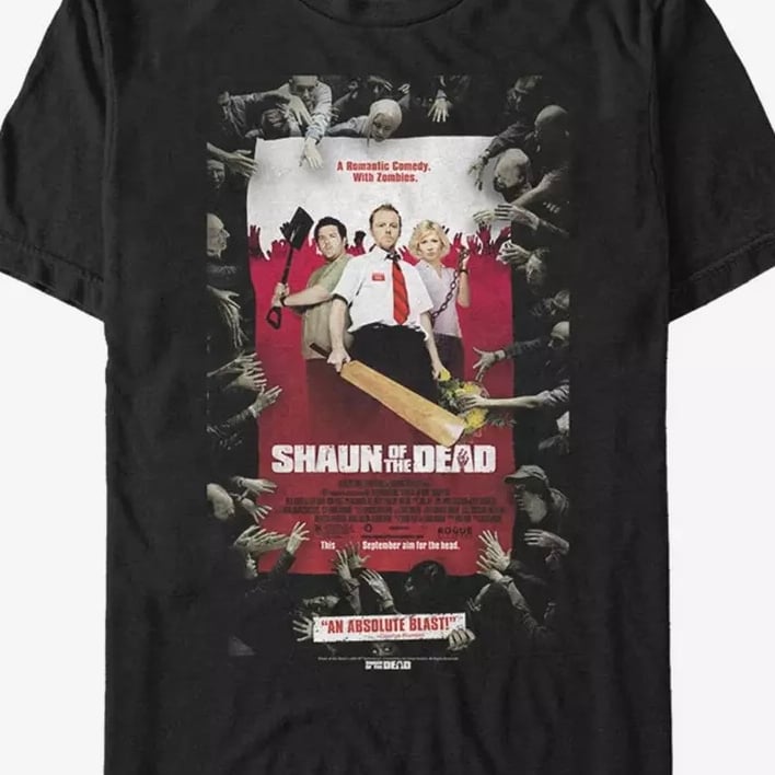 USA直輸入】ショーン オブ ザ デッド 映画 ポスター Tシャツ USA直輸入】ショーン オブ ザ デッド 映画 ポスター Tシャツ