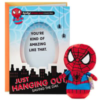 【USA直輸入】MARVEL　スパイダーマン　コミックス 　ぬいぐるみ　レターセット　ittybittys　マーベル　約10ｃｍ　hallmark