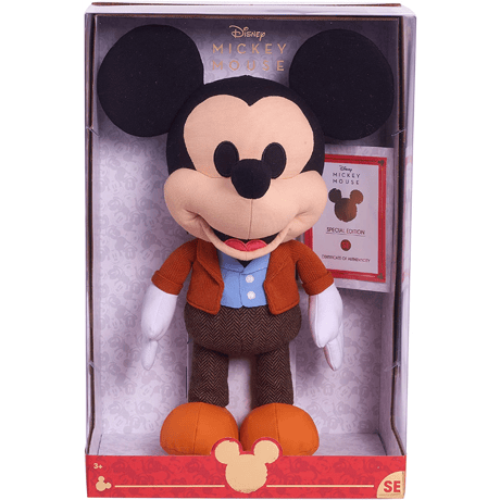【USA直輸入】DISNEY 　イヤー オブ ザ マウス　ネズミ年　スペシャルエディション　A Man＆His Mouse Mickey　ウォルトディズニー　ミッキー　SE　ぬいぐるみ　プラッシュ