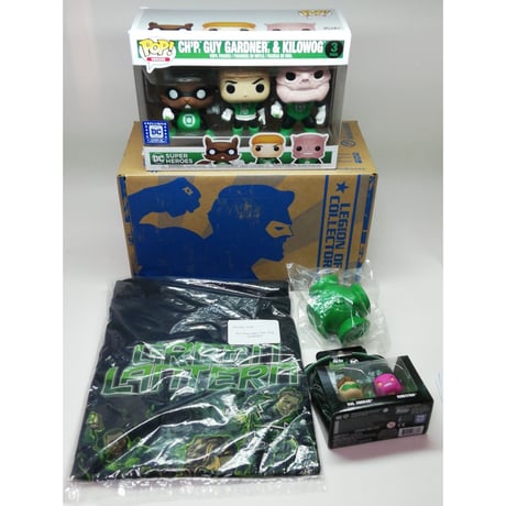 【USA直輸入】DC　FUNKO　Legion of Collectors　グリーンランタン ボックス　Green Lantern  Box　POP！　フィギュア　ポップ　Tシャツ　DCコミックス