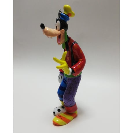 【ＵＳＡ直輸入】DISNEY　ディズニー　グーフィー　Britto 　ブリット　カラフル　スタチュー　レジン製　フィギュア　Goofy