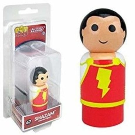 【USA直輸入】DCコミックス　Pin Mate　ピン メイト　木製 フィギュア　ジャスティスリーグ　シャザム　67　  2インチ　Pin Mates　ピンメイト　ＤＣ