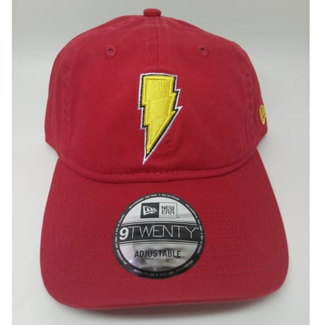 【USA直輸入】DC 　シャザム　 Shazam　シンボル　キャップ　9Twenty 　調節ベルト　ニューエラ　NEWERA　ベースボール　キャップ　帽子　DCコミックス
