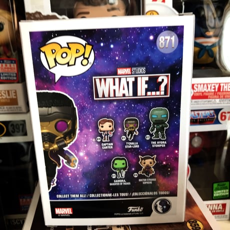 【USA直輸入】POP!　MARVEL　What If 　ティチャラ　スターロード　871　FUNKO　ファンコ　フィギュア　マーベル　DISNEY+　ディズニープラス　ドラマ　ホワット　イフ