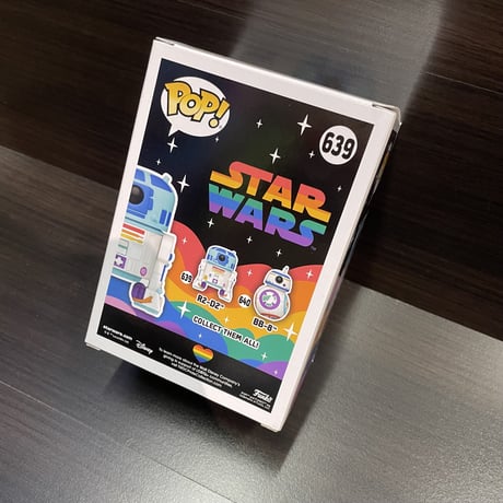 【USA直輸入】POP!　STAR WARS　R2-D2　FUNKO　ディズニー 　スターウォーズ　ドロイド　反乱軍　レインボーレインボーカラー