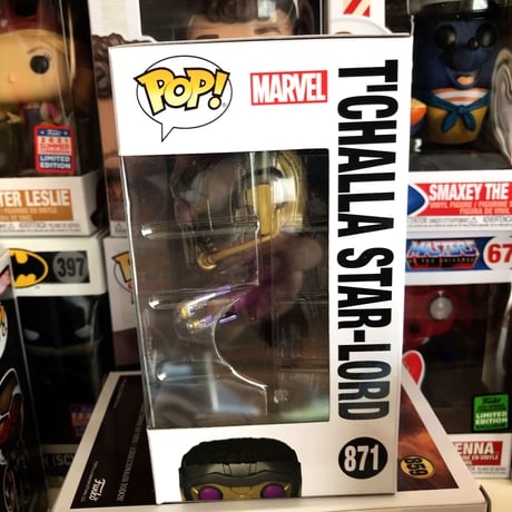 【USA直輸入】POP!　MARVEL　What If 　ティチャラ　スターロード　871　FUNKO　ファンコ　フィギュア　マーベル　DISNEY+　ディズニープラス　ドラマ　ホワット　イフ
