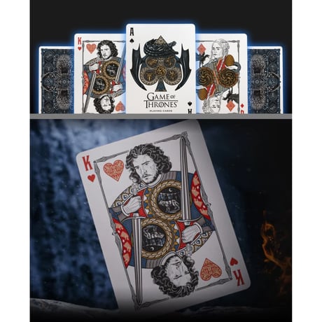 【USA直輸入】GAME OF THONES ゲームオブスローンズ　プレイングカード　トランプ　カード　theory11　セオリー11　マジック　ドラマ　ゲースロ