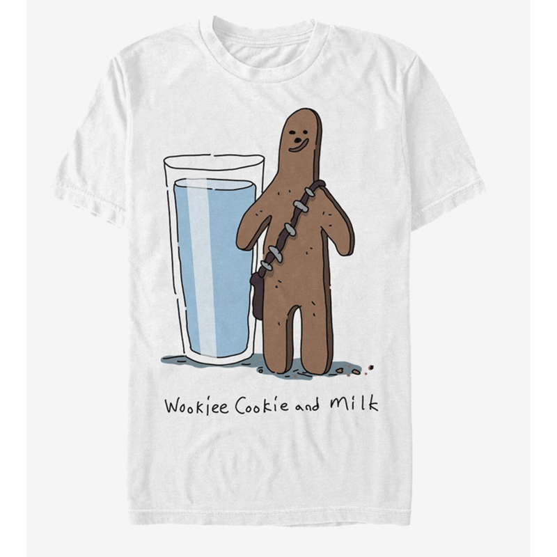 USA直輸入】STARWARS ウーキークッキー & ミルク Tシャツ 可愛いデザイン チュ...