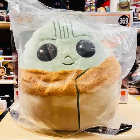 【USA直輸入】　STAR WARS　スターウォーズ　マンダロリアン　　グローグー　クッション 　スクイッシュマロ  Mサイズ　１２インチ　海外ドラマ　　ディズニープラス  　ザ　チャイルド