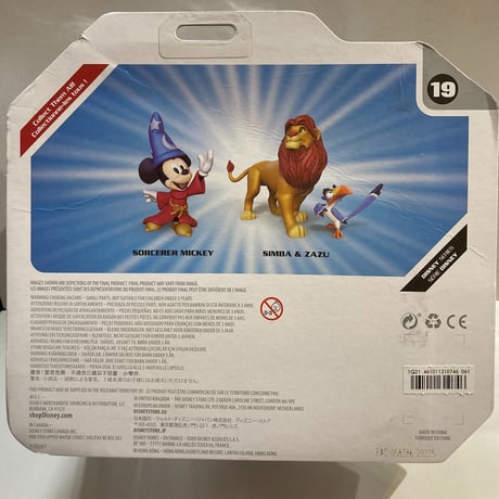 【USA直輸入】DISNEY　TOYBOX　トイボックス　19　ファンタジア　ソーサラー　ミッキー　フィギュア　ディズニー ピクサー　アクションフィギュア 　ミッキーマウス