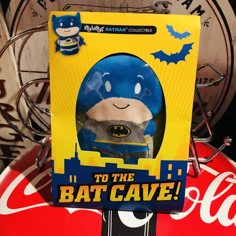 【USA直輸入】DC　バットマン　コミックス 　ぬいぐるみ　レターセット　ittybittys　約10ｃｍ　hallmark