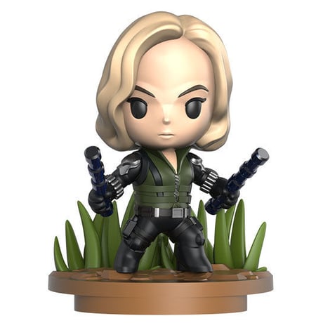 【USA直輸入】　MARVEL　Podz　ブラックウィドウ　フィギュア　マーベル　ケース付　コミックケイブ　インフィニティウォー