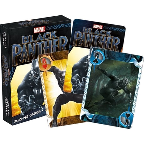 【ＵＳＡ直輸入】MARVEL　ブラックパンサー　映画　トランプ　プレイングカード　マーベル　Black Panther