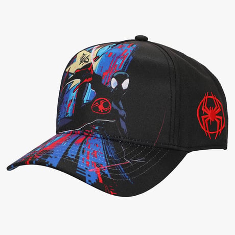 【USA直輸入】MARVEL　スパイダーマン アクロス　ザ　スパイダーバース 　マイルズ　モラレス　キャップ 　スナップバック　　帽子　マーベル　spider man verse