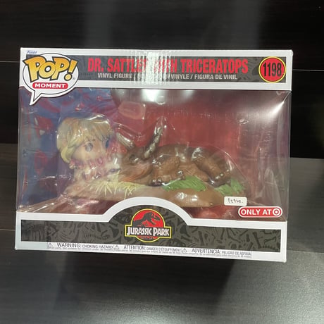 【USA直輸入】POP!　ジュラシックパーク　エリー サトラー 博士　トリケラトプス　1198　FUNKO　ファンコ　フィギュア　ジュラシック　パーク　限定品