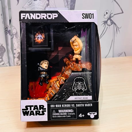【USA直輸入】 STAR WARS　スターウォーズ　 ファンドロップ　SW01　オビワンケノービ　アナキンスカイウォーカー　フィギュア　FANDROP　ジオラマ　映画　シーン