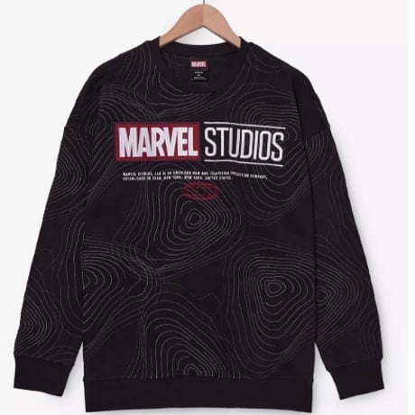 【USA直輸入】　MARVEL　マーベルスタジオ　ロゴ　スウェット　トレーナー　アウター　長袖　マーベル　MCU