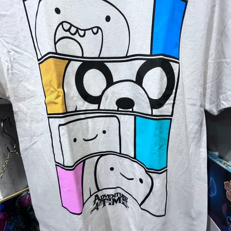 【USA直輸入】　 アドベンチャータイム　フィン　スクエア　Tシャツ　Mサイズ　カートゥーン    Adventure Time  　ジャイク
