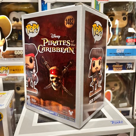 【AUS直輸入】POP! 　DISNEY　パイレーツ　オブ　カリビアン　ジャック　スパロウ　1482　オープニング　FUNKO　ファンコ　フィギュア　ウォルト　ディズニー　呪われた海賊たち