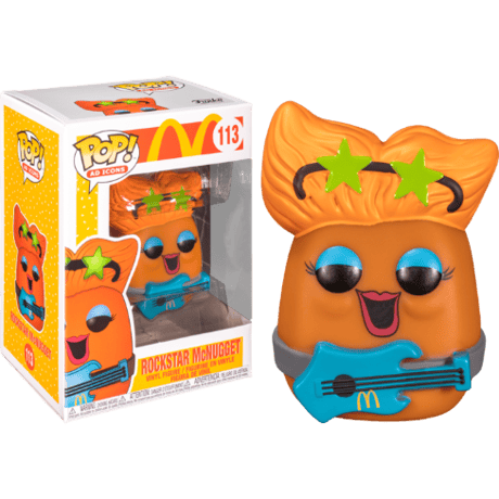 【USA直輸入】POP！　マクドナルド　ロックスター　マックナゲット  113　ポップ　フィギュア　FUNKO　ファンコ　企業キャラ　アド　ミールトイ