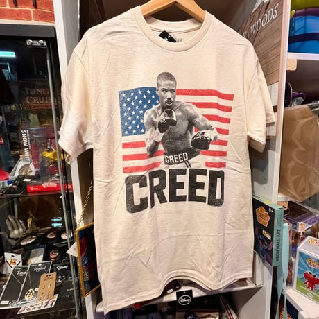 【USA直輸入】　CREED クリード　USA　Tシャツ　Mサイズ　映画　ムービー　ボクシング　ロッキー　マイケルBジョーダン