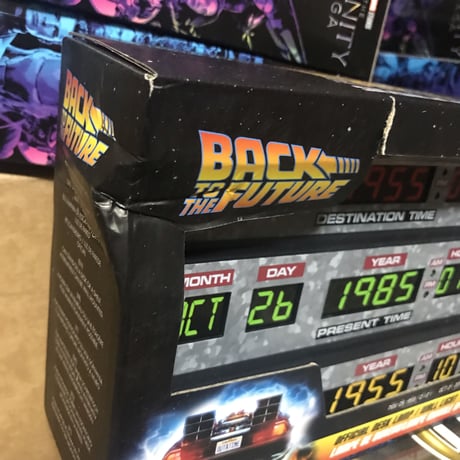 【UK直輸入】バックトゥザフューチャー　タイムサーキット　3D　デスクランプ　壁掛け　看板　パネル　ランプ　ライト　デロリアン　映画　　BTTF　※箱ダメージあり