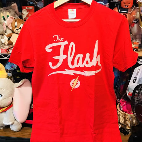 【USA直輸入】DC　フラッシュ　シンプル　ロゴ　Tシャツ　DCコミックス　FLASH