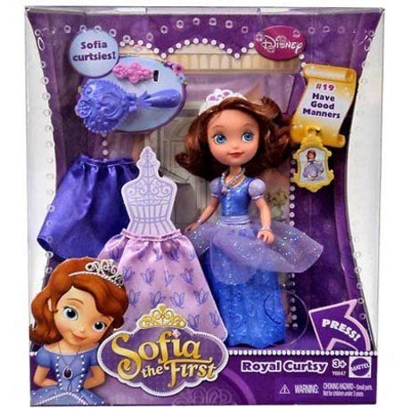 【USA直輸入】DISNEY 　プリンセス　小さなプリンセス 　ソフィア  　ロイヤル　カーテシー　ドール　フィギュア
