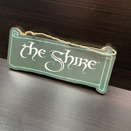 【USA直輸入】The Lord Of The Rings　ロード・オブ・ザ・リング　シャイア　ホビット庄　看板　サイン　sign　力の指輪  　指輪物語　lotr