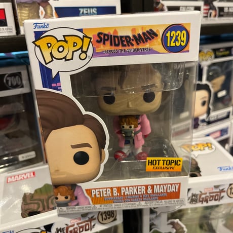【USA直輸入】POP!　MARVEL　スパイダーマン アクロス　ザ　スパイダーバース 　ピーター　B　パーカー　メイデイ　1239　FUNKO　ファンコ　マーベル　限定