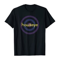 【USA直輸入】MARVEL　ホークアイ　HAWKEYE　ロゴ　Tシャツ　マーベル　ドラマ　ディズニープラス　Disney+　クリント バートン　Sサイズ バイオレット　Mサイズ ネイビー ブラック