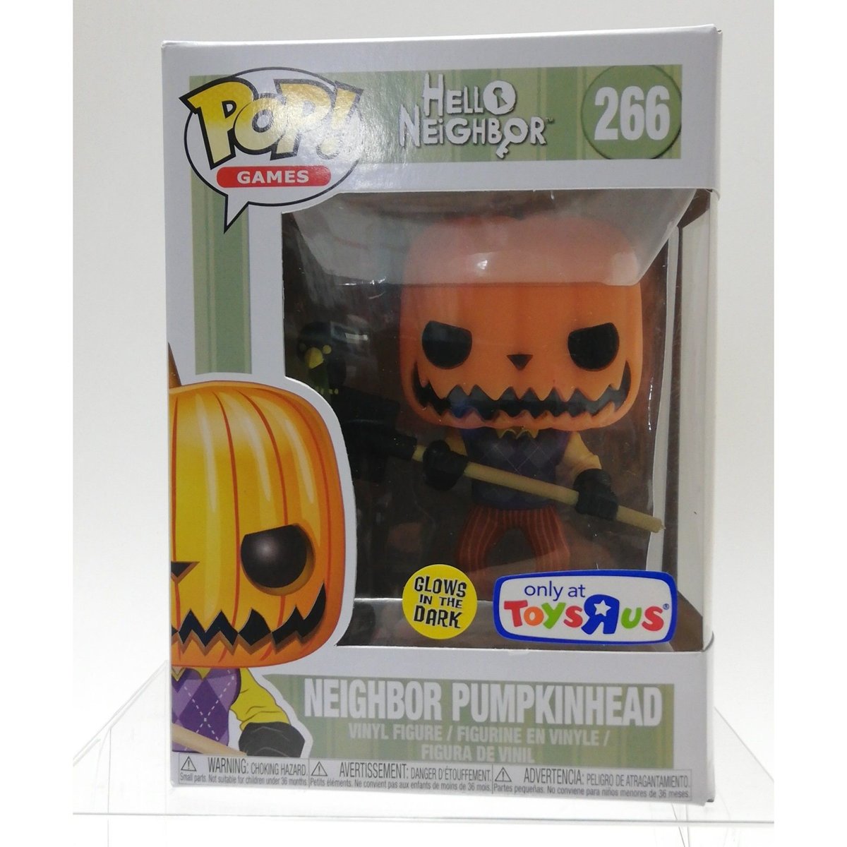 【USA直輸入】POP！Games　Hello Neighbor 　ハローネイバー　 ネイバー パンプキンヘッド　 限定　 266　ポップ　蓄光　 フィギュア　FUNKO　ファンコ　ゲーム