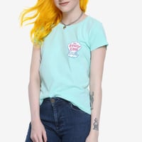 【USA直輸入】スポンジボブ　クラスティ　クラブ　レディース　Tシャツ　カニカーニー　The Krusty Krab　カーニバーガー　スポンジ・ボブ　SpongeBob　ニコロデオン
